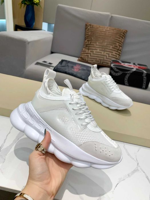 Adidasi Versace Chain Reaction l Produs NOU Premium din Piele Premium