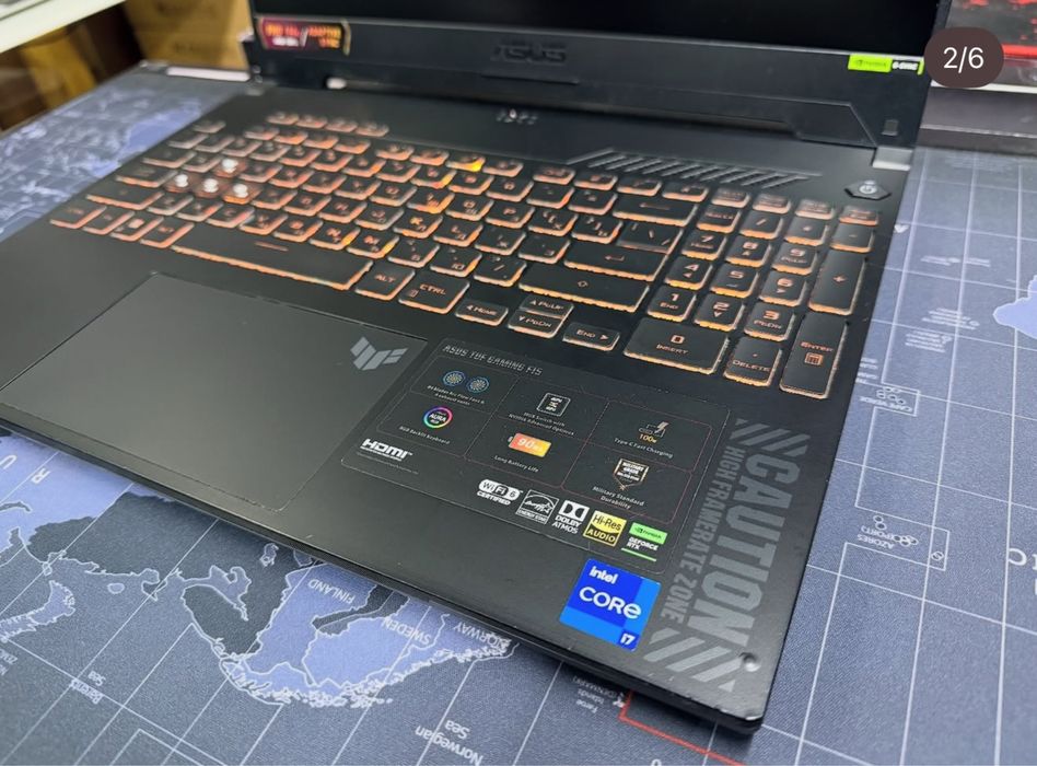 Игровой Asus TUF Gaming F15 Core i7-12700H/RTX4050