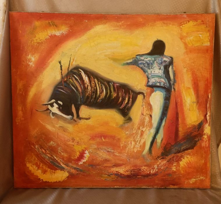 Картина известного художника Коррида