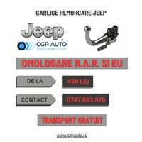 Carlige remorcare Jeep omologate si durabile
