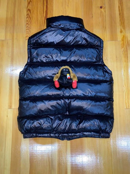 Жилет Moncler | Черный Глянец | Пуховик | Идеальное состояние