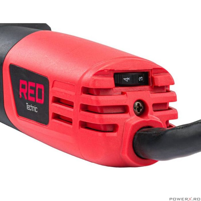 Mini polizor drept, 1500W, accesorii incluse, Red Technic