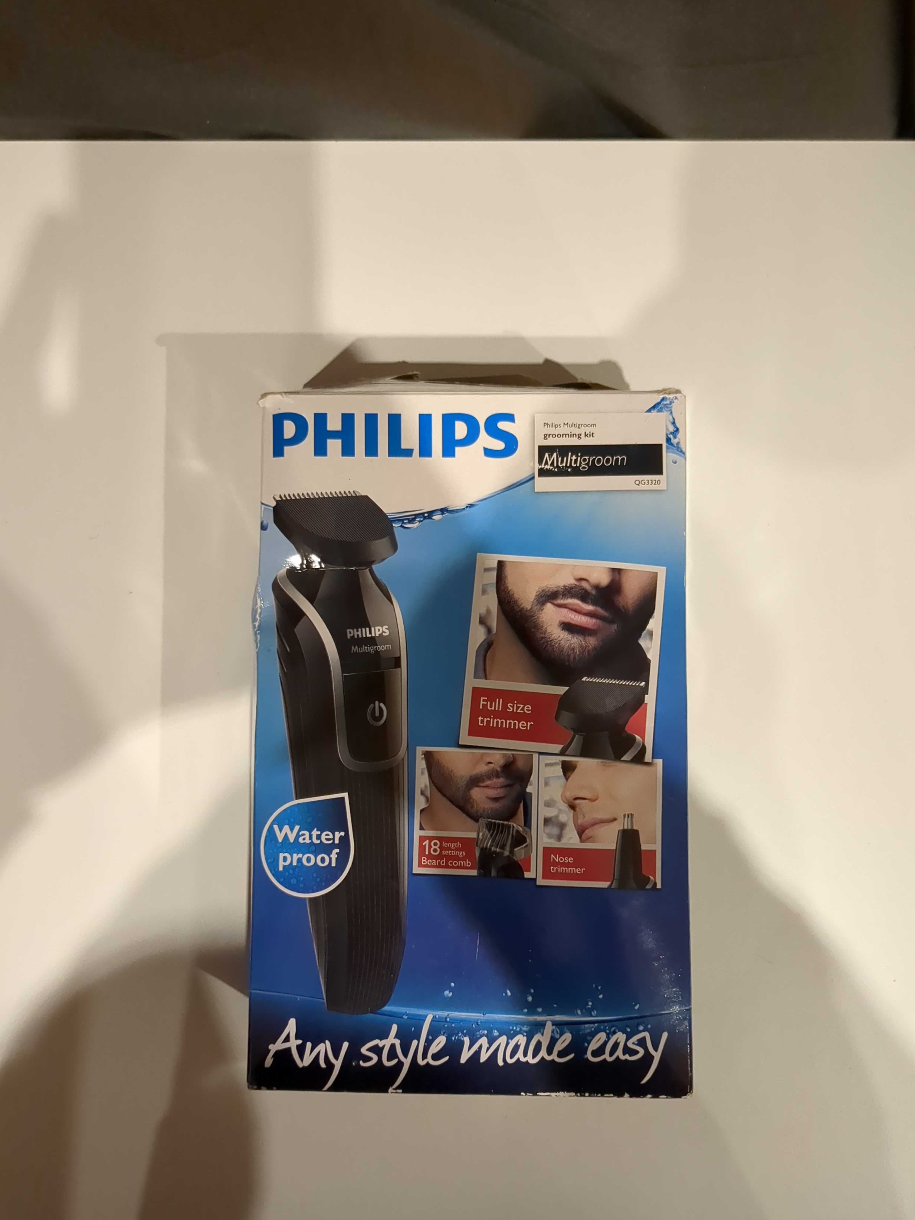 Чисто нов водоустойчив тример PHILIPS QG3320