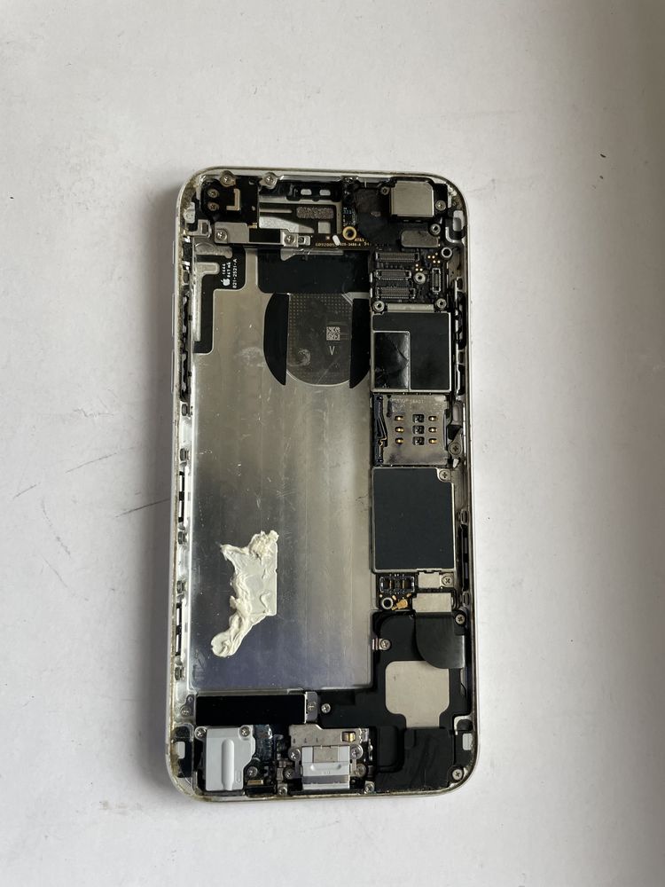 Capac spate carcasa Iphone 6 silver folosit original