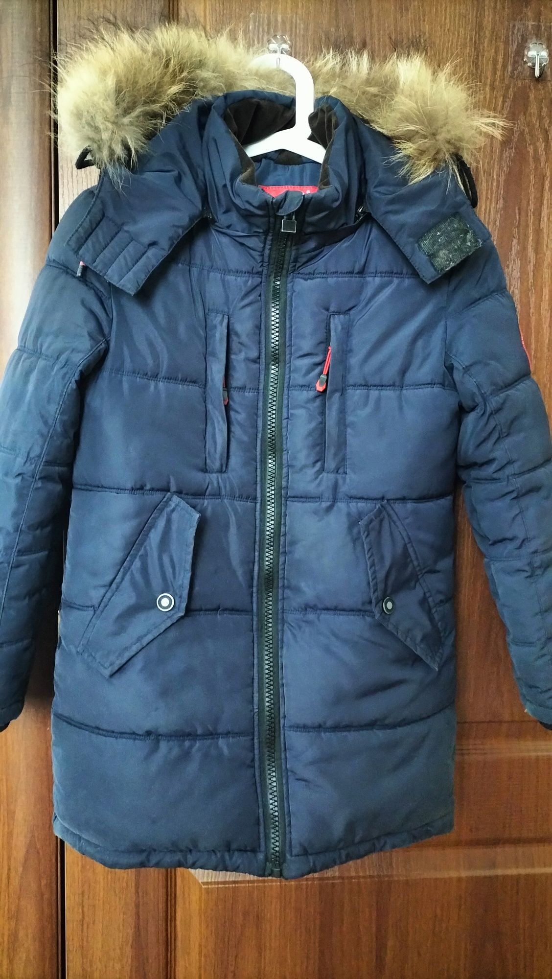 Куртка зимняя для мальчика, р.128