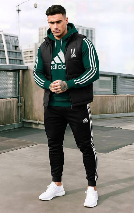 Set 3 piese unisex bumbac vătuit