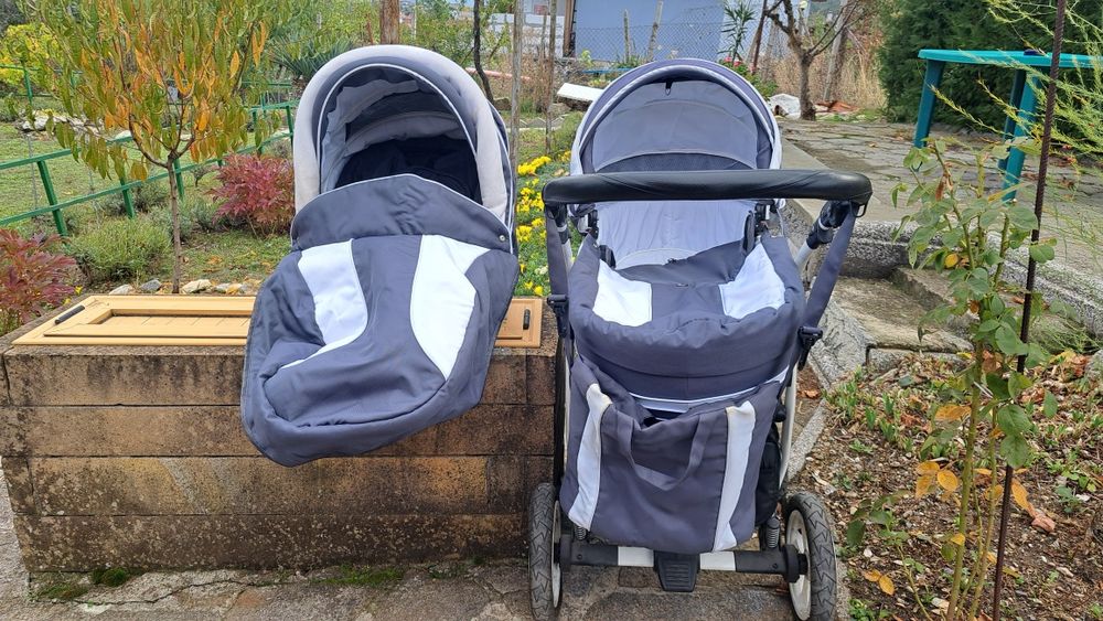 Количка с два коша