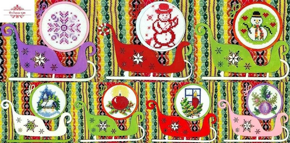 Ръчно бродирани изделия за Коледа