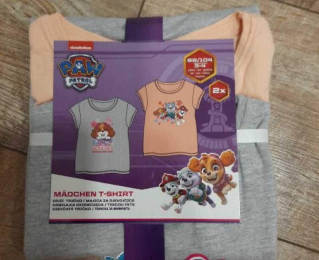 комплект р-р86/92;98-104;110/116 см Paw Patrol 2бр тениски