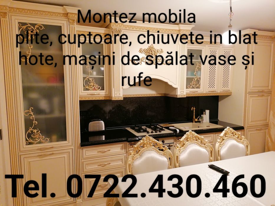 Instalator termice și sanitare, montez mobila, blat, chiuveta, cuptor