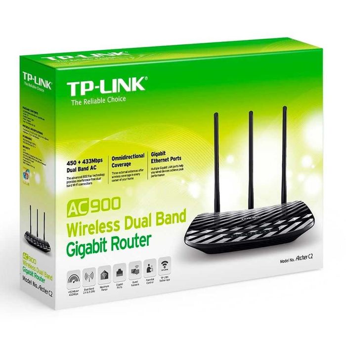Archer C2 | AC750 Маршрутизатор TP-LINK - Подарок | Доставка в 1 День