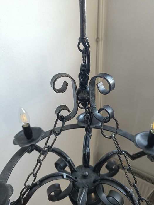 Lustră fier forjat