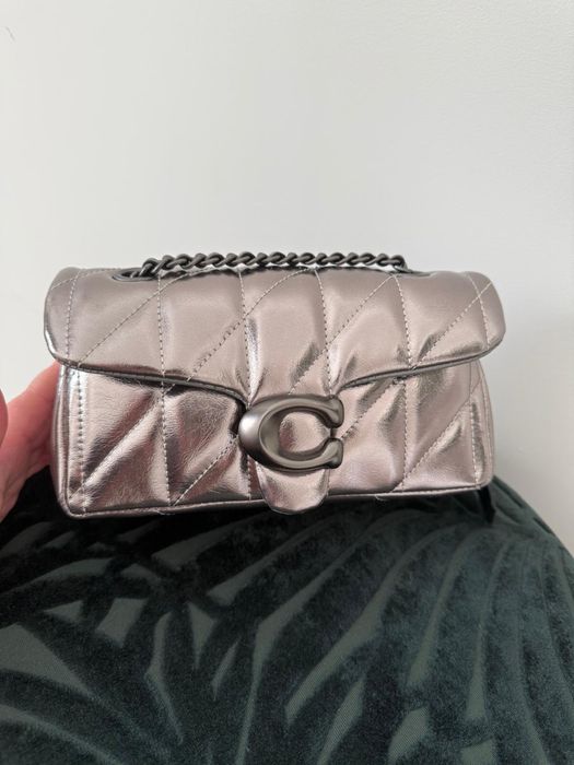 Geanta Coach Tabby 20 argintiu