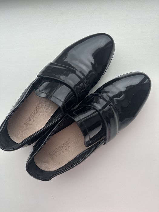 Туфли лоферы 38-39р