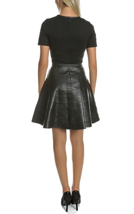 Rochie unicat piele naturala Karl Lagerfeld