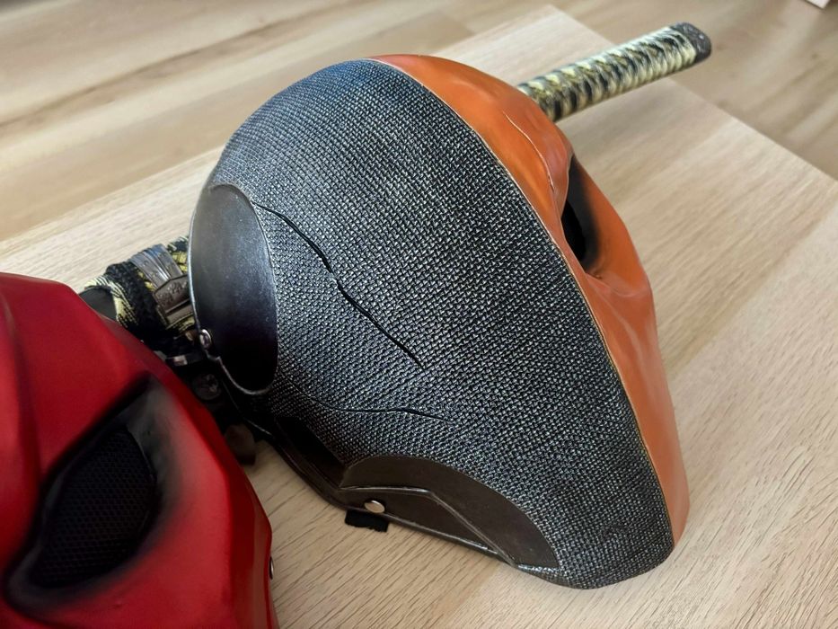 Маска DEATHSTROKE Red Hood Outlaw Kabuki Big Hero 6 Yokai Cosplay