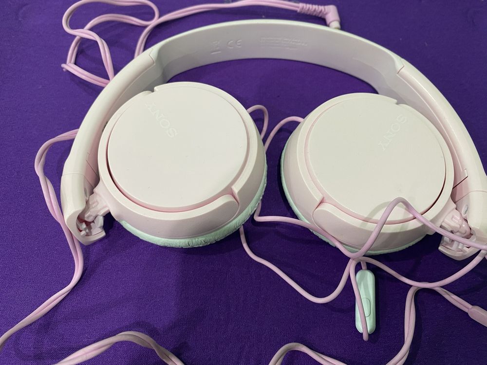 Слушалки Sony - MDR-ZX110, розови