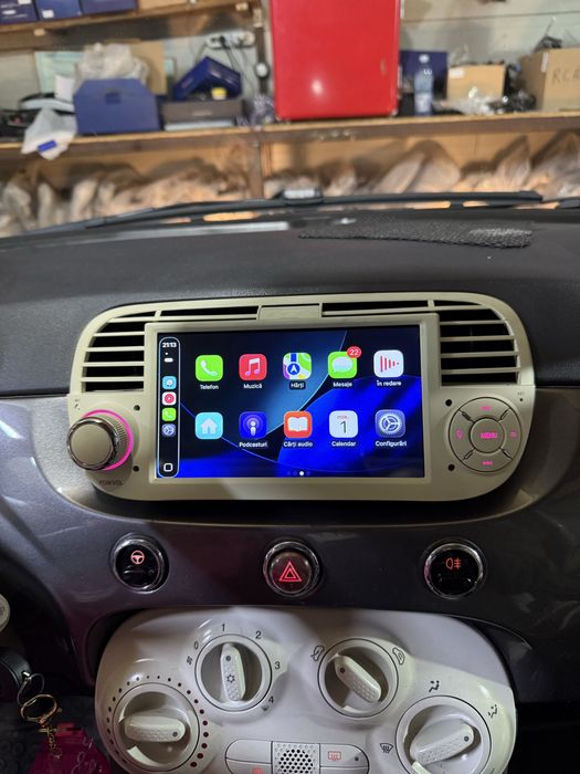 Navigatie Android Fiat 500 2007-2015 Carplay Android Auto