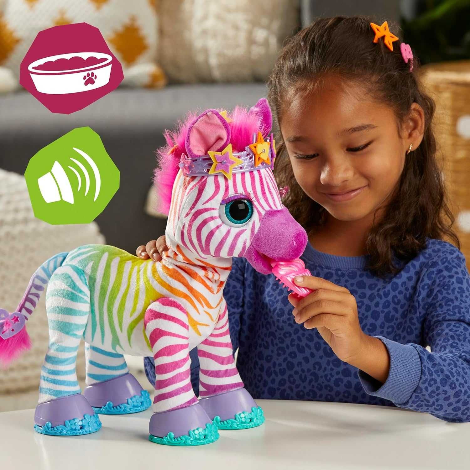 Интерактивна играчка Зебра с аксесоари FurReal Friends