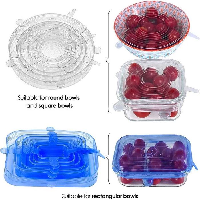 Capace de silicon flexibile reutilizabile borcane vase carcase Noi!