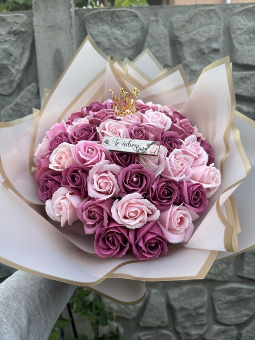 Aranjamente din trandafiri de sapun