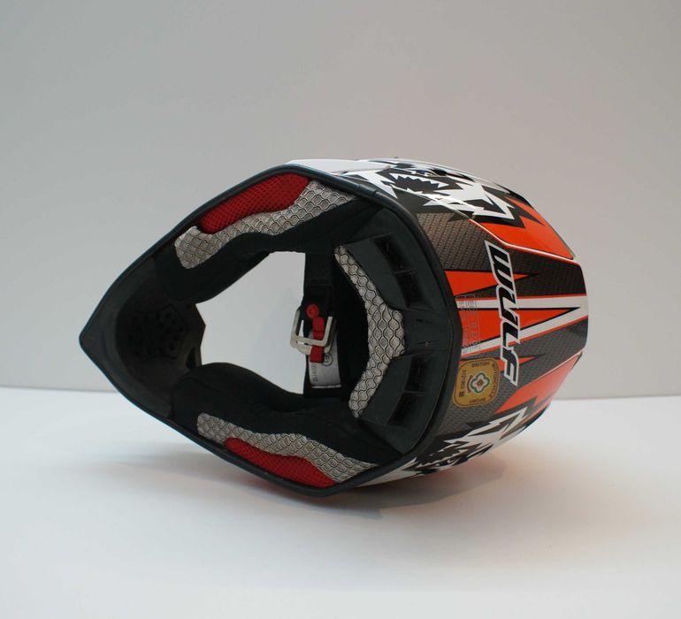 Юношеска каска за мотор WULFSPORT размер S