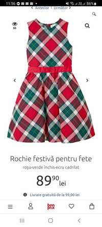 Rochita festiva .Rochie ocazie/ eveniment  9 ani(marimea 134)/ rochie