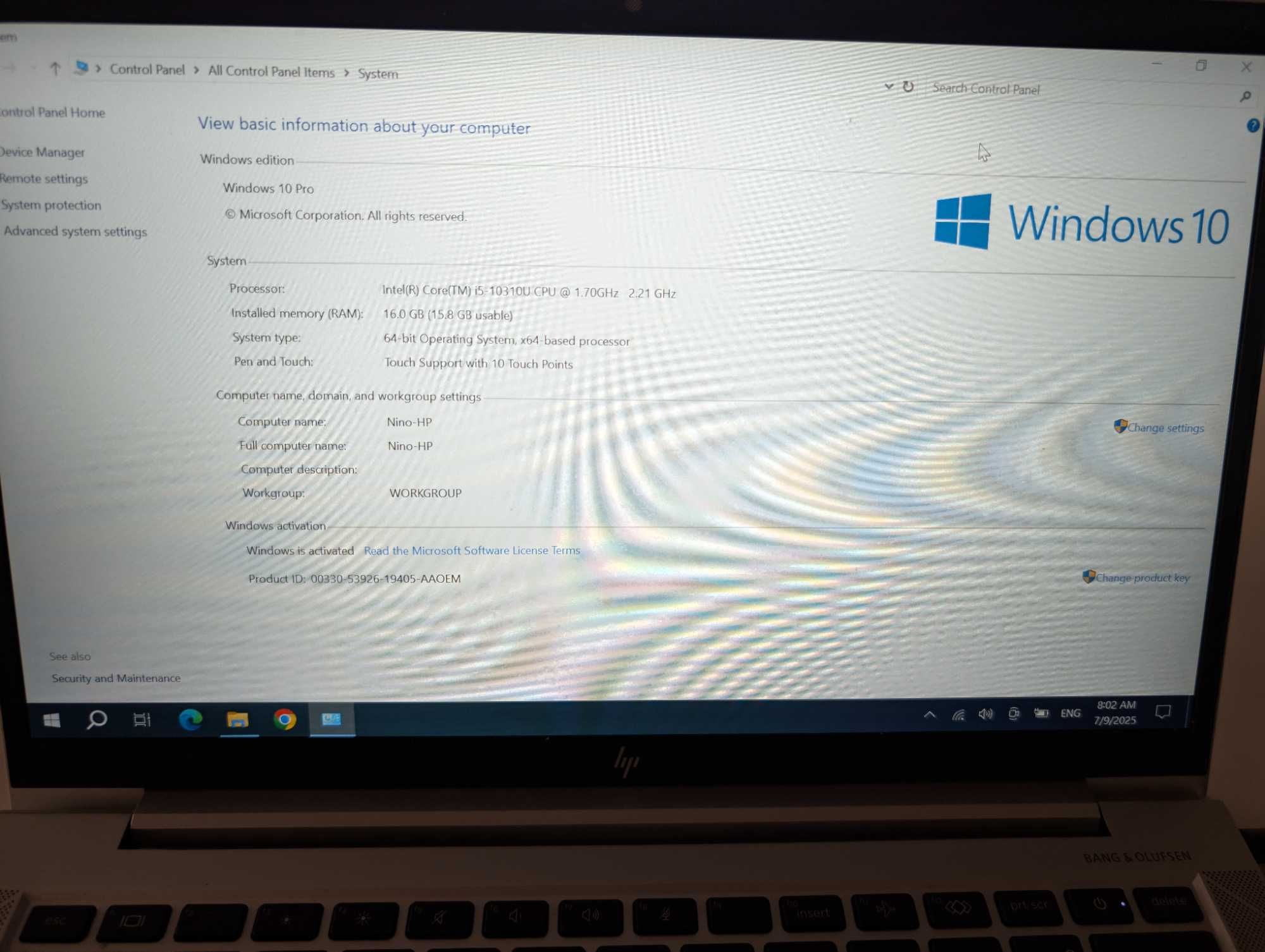 Лаптоп HP Elitebook 7G  SIM Slot