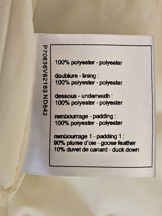 Chanel пухено яке бомбър размер 40 автентично