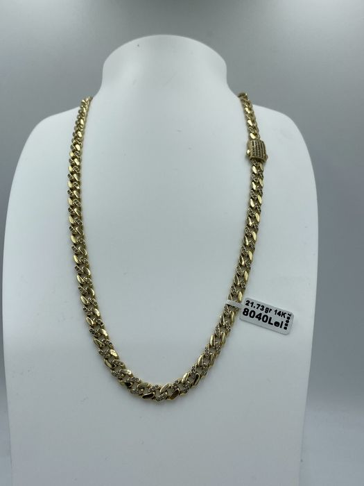Lant Cuban aur 14k 45cm 21.73g #45615