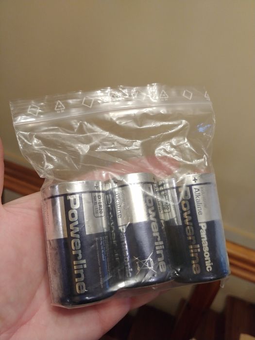 NOU 45 Baterii LR20 1.5v Panasonic Industrial Powerline Belgia