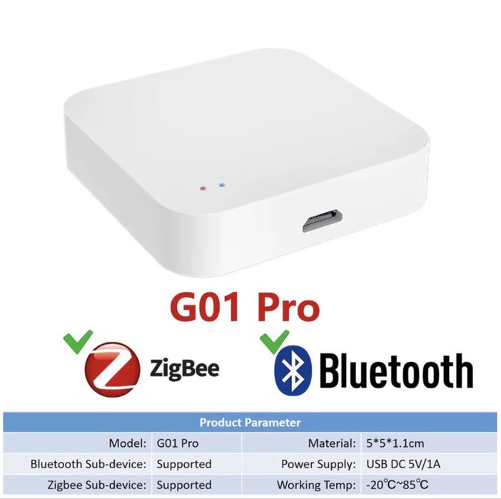 Hub Tuya Zigbee WiFi Bluetooth – Control Smart Home prin Smart Life