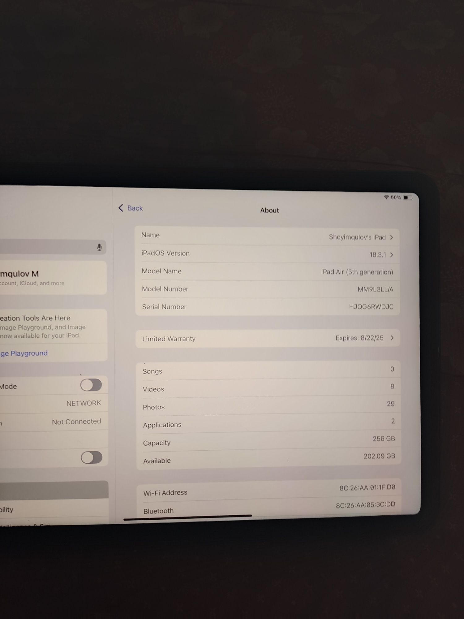 Ipad air 5 m1 2022