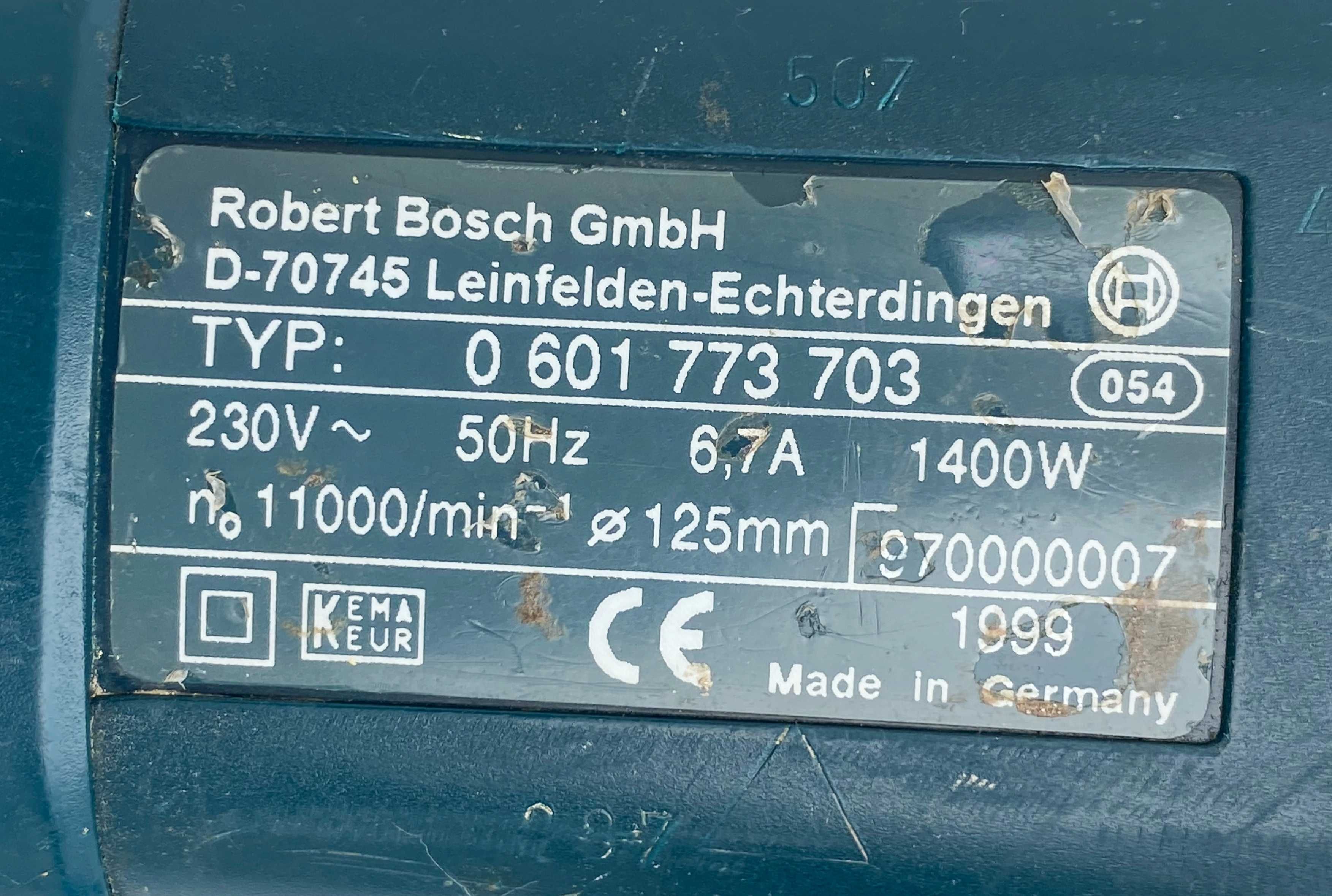 BOSCH GBR 14 CA - Машина за шлайфане на бетон 1400W