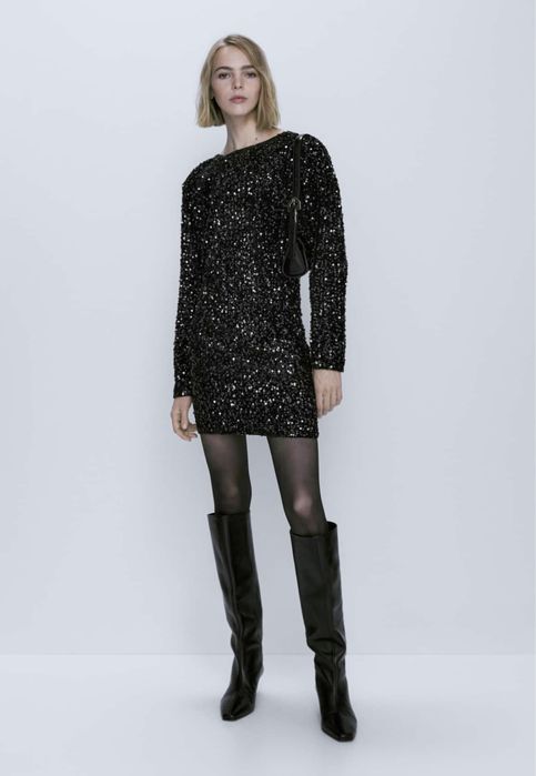 Rochie Massimo Dutti, cu paiete