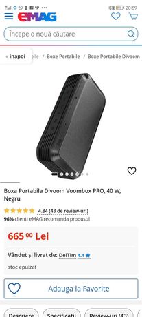 Boxa portabila Divoom Box Pro nou full