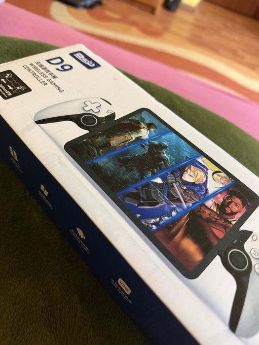 Gamepad pentru telefon/tableta/Switch/PS4, Techsuit BSP-D9, alb