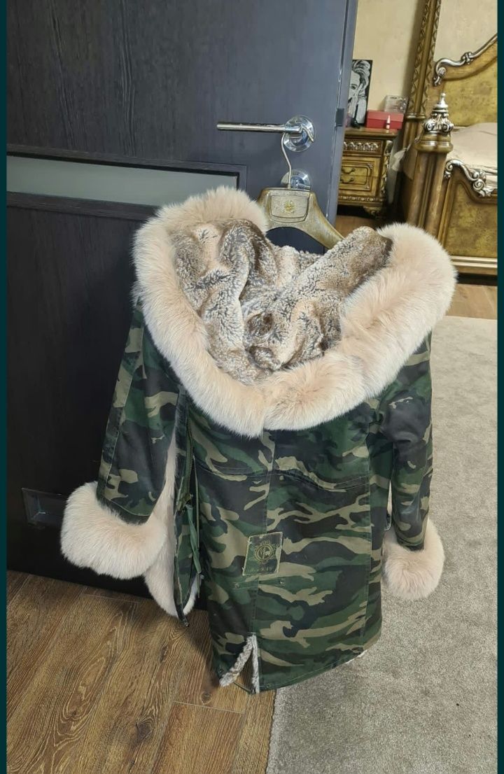 Parka blană naturală