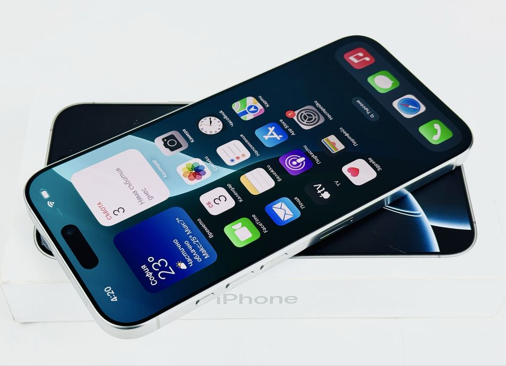 НОВ! Apple iPhone 16 Pro Max 512GB White Titanum Гаранция!