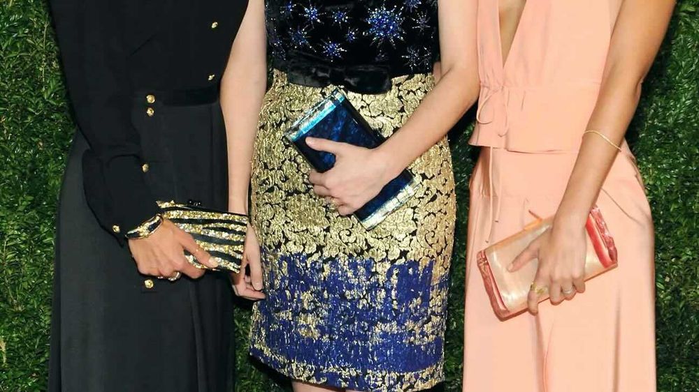 Clutch Edie Parker Lara Acrilic Fosfor Verde Ice Ends Glow in Dark