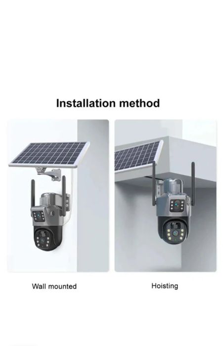 Camera ROBOCAM dubla cu panou solar 4G