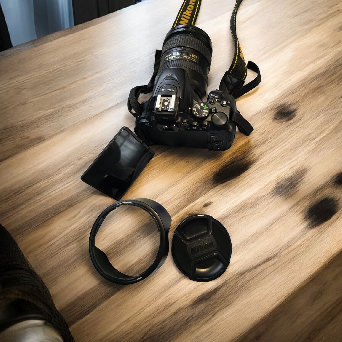 Nikon d5600 и обектив 18-200mm