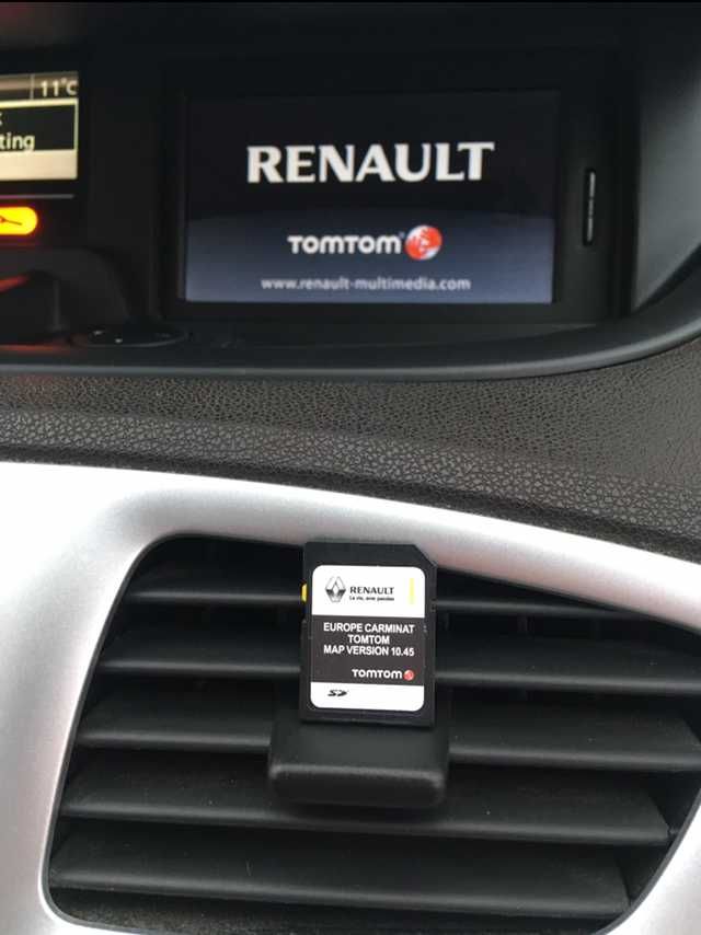 НОВО Renault Carminat Tomtom 10.85 SD Card 2023 Навигация Рено сд карт