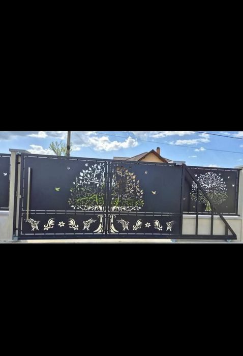 Porți din tabla decupata