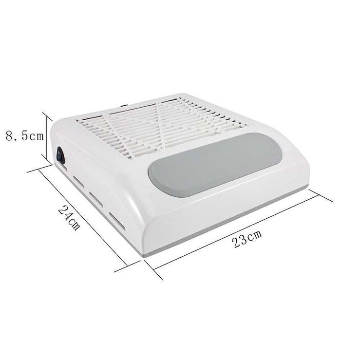 Aspirator manichiura 80w cu filtru si suport de mana, colector praf