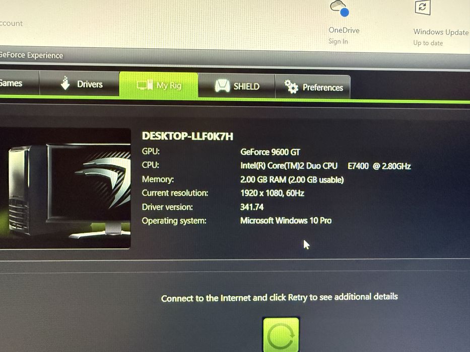 Desktop intel core 2 duo / placa nvidia 9600 gt