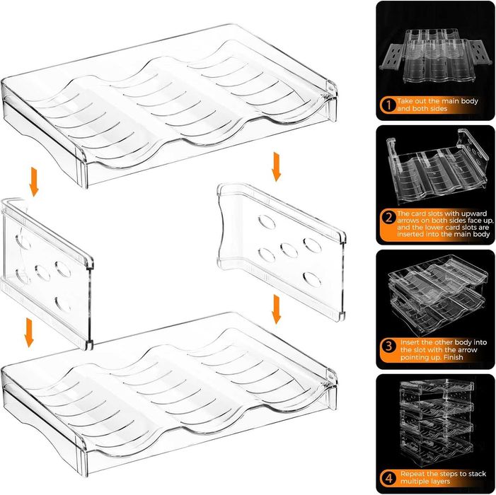 НОВ! Органайзер за бутилки 3 нива за 9 бутилки