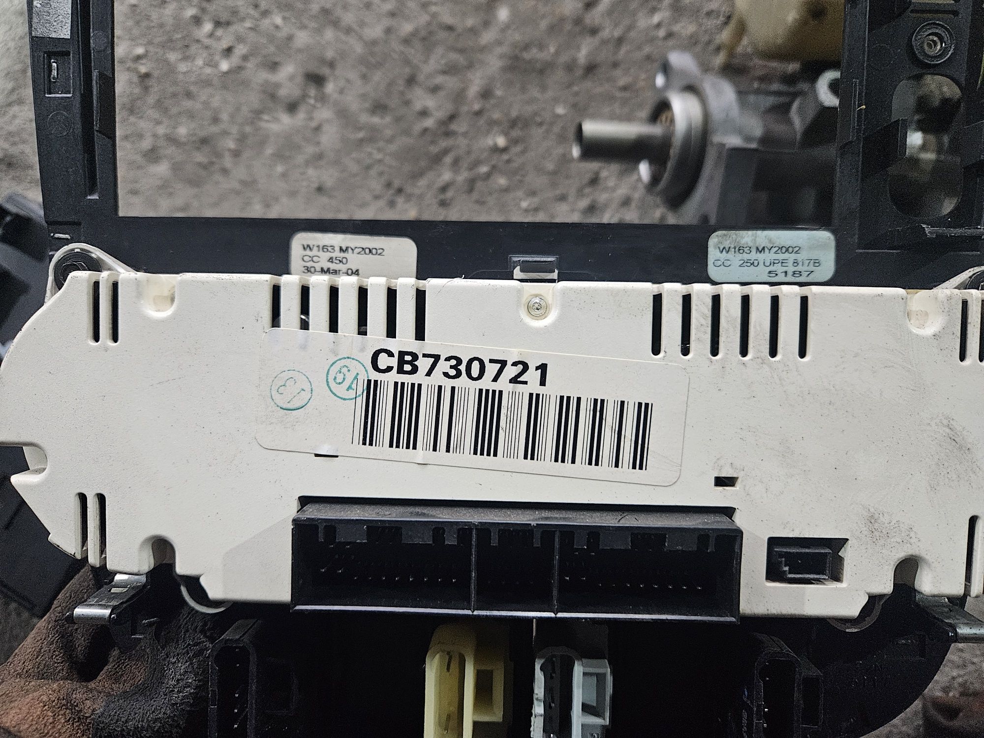 Управление климатроник за Мерцедес Мл w163