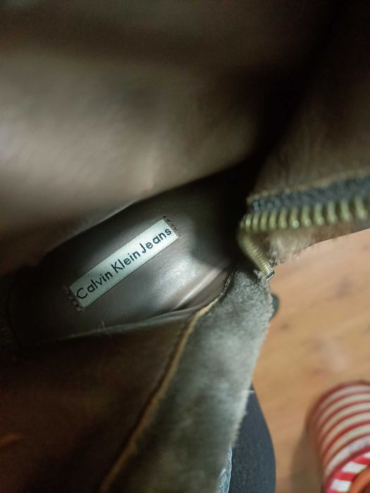 Cizme piele Calvin Klein