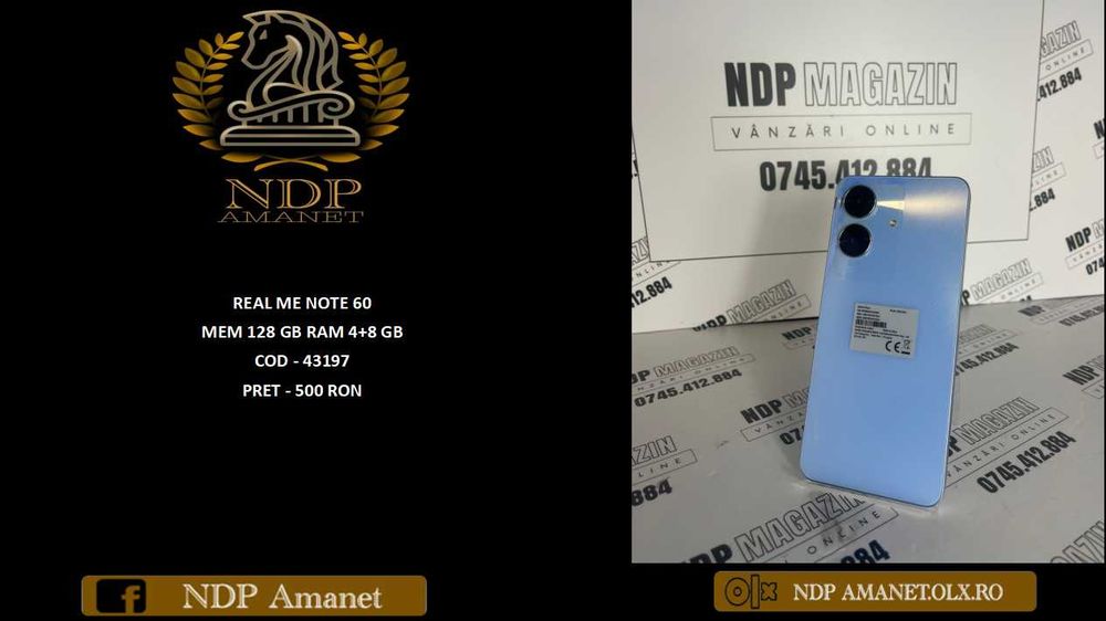 NDP Amanet NON-STOP Bld. Iuliu Maniu 69 REAL ME NOTE 60 ( 43197)